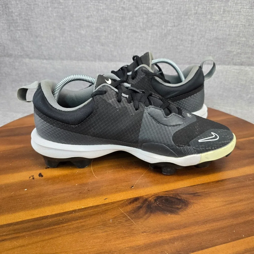 Nike Force Trout 9 Low Baseball Cleats Black White FB2908-001 Mens 8.5